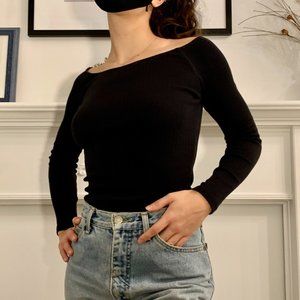 Off-The-Shoulder Long Sleeve